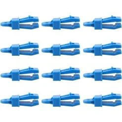 PERLE RARE Pinces De Bâche Clips De Tente 12 Pièces Clips De Bâche En Plastique Pour Activités De Plein Air Camping,bleu