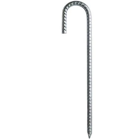 PERLE RARE Piquets De Tente En Acier 4 Pièces Kit Fixation Trampoline En J Galvanisé Tente Pour Trampoline Pour Tente De Camping Balançoire Auvents De Trampoline (10 Mm X 30 Cm) 3 PERLE RARE Piquets De Tente En Acier 4 Pièces Kit Fixation Trampoline En J Galvanisé Tente Pour Trampoline Pour Tente De Camping Balançoire Auvents De Trampoline (10 Mm X 30 Cm)