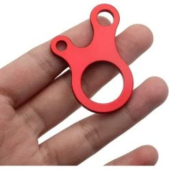 EAUDACè 12 Pièces Tendeur De Corde Tendeur De Tente Rouge Corde Tendeur Anti-dérapant Corde À Vent Boucle Tendeur En Alliage D'Aluminium Léger Pour Camping Auvent Randonnée Escalade Tente Accessoire -Pergola Soldes 64942318 3