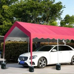 Froadp Ensemble De 4 Supports De Pieds De Pavillon En HDPE, Pouvant être Remplis D'eau Ou De Sable, Pieds Stabilisateurs De Pavillon Pour Auvents De Gazebo, Tentes De Fête De Jardin, Noir -Pergola Soldes 65112609 3