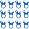 PERLE RARE 12 Pièces Tendeur De Corde Tendeur Camping En Alliage D'Aluminium Crochet Ajusteur De Corde Durable Antidérapant Pour Tente Bâche Randonnée Camping，Bleu (Forme D'escargot) -Pergola Soldes 65177841 1