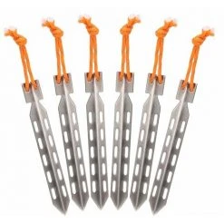 Yoouyida Piquets De Tente En Titane En Forme De V, 6 Pieces 9 Yoouyida Piquets De Tente En Titane En Forme De V, 6 Pieces -Pergola Soldes 65298622 3