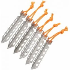 Yoouyida Piquets De Tente En Titane En Forme De V, 6 Pieces 10 Yoouyida Piquets De Tente En Titane En Forme De V, 6 Pieces -Pergola Soldes 65298622 4