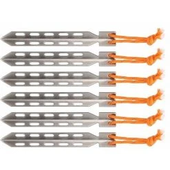 Yoouyida Piquets De Tente En Titane En Forme De V, 6 Pieces 11 Yoouyida Piquets De Tente En Titane En Forme De V, 6 Pieces -Pergola Soldes 65298622 5