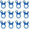 L'FLANEUR Cordes Tendeur De Corde Tendeur De Tente Tendeur En Alliage D'Aluminium Léger 12 Pièces Pour Camping Auvent Randonnée Escalade Bleu (Forme D'escargot) - 12 Pièces ANEUR -Pergola Soldes 65354151 1
