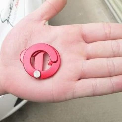 L'FLANEUR Lot De 6 Crochets En Aluminium Multifonctionnel Crochets De Tente En T Tendeur De Tente Crochets De Corde Léger Pour Tente Bache Camping Randonnée Rouge ANEUR -Pergola Soldes 65354406 5