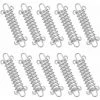 L'FLANEUR Tendeur Ressort, 10 Pcs Boucle De Corde De Ressort, Boucles à Ressort De Tente, Ressort Absorbeur, Ressort De Tension Pour Voile DOmbrage, Bache, Tente, Grille Métallique ANEUR