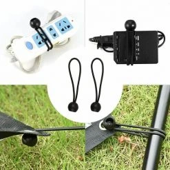 L'FLANEUR Lot De 10 Pinces De Fixation Pour Tente, Tente, Auvent, Bannières, Bateau, Jardinage - Noir ANEUR -Pergola Soldes 65357440 5