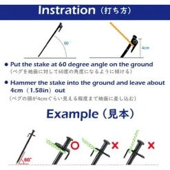 BDD Piquets De Tente Piquets De Sol Camping Heavy Duty Rocky Cast Fer Forgé 8 Pouces Avec Crochet -Pergola Soldes 65374417 4