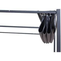 CONCEPT-USINE Tonnelle Autoportante 3x3m, Toile Polyester Grise TUSA - Gris 10 CONCEPT-USINE Tonnelle Autoportante 3x3m, Toile Polyester Grise TUSA - Gris -Pergola Soldes 6537512 4