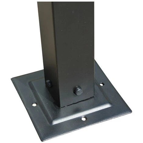 CONCEPT-USINE Tonnelle Autoportante 3x3m, Toile Polyester Grise TUSA - Gris 7 CONCEPT-USINE Tonnelle Autoportante 3x3m, Toile Polyester Grise TUSA - Gris – Image 5