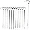 AOUGO Lot De 14 Piquets De Tente, Crochets De Tente En Métal Robustes, Piquets De Camping, Piquets De Sol, Piquets De Tente, Piquets De Bâche, Longs Piquets De Tente Légers, Grands Piquets De Chapiteau Pour Sol Dur, Camping, Plage, Filet De Voyage. 2 AOUGO Lot De 14 Piquets De Tente, Crochets De Tente En Métal Robustes, Piquets De Camping, Piquets De Sol, Piquets De Tente, Piquets De Bâche, Longs Piquets De Tente Légers, Grands Piquets De Chapiteau Pour Sol Dur, Camping, Plage, Filet De Voyage. -Pergola Soldes 65392918 1