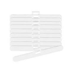 AOUGO Lot De 50 Cintres Supérieurs Pour Stores Verticaux Pour Lattes De 89 Mm (3,5 Pouces), Blanc, Pièces De Rechange Pour Réparation