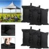 UISEBRT Lot De 4 Sacs De Poids Gazebo - Sacs De Sable Gazebo 600D Très Résistants, Sac De Pieds Lestés Avec Double Couture, 25LB Porteur Par Sac De Sable, Pour Gazebo Tente Auvent Ou Parasol