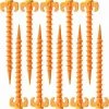 YOOUYIDA Piquets De Tente En Plastique, Piquets De Corde, Adaptés Aux Accessoires De Tente D'équipement De Tente Extérieure Pour La Plage, La Plage, La Jungle, La Boue. Jaune (20cm×4.5cm, ⌀10) -Pergola Soldes 65677840 1