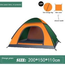 YIDOMDE Tente Instantanée,Dôme Tente Étanche, 2-3 Personnes Tente De Plage Pop Up, Tente De Camping Anti-UV Étanche Pour La Famille Pour La Randonnée Familiale Et Outdoor -Pergola Soldes 65745056 2
