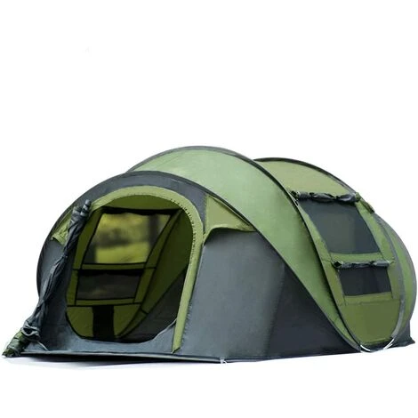 YIDOMDE Pop Up Tente Tentes Instantanées Pour Camping 4 Personnes Secondes Pop Up Ouverture Rapide Camping Randonnée Tente Aavec Sac De Transport Facile à Installer, Vert 3 YIDOMDE Pop Up Tente Tentes Instantanées Pour Camping 4 Personnes Secondes Pop Up Ouverture Rapide Camping Randonnée Tente Aavec Sac De Transport Facile à Installer, Vert