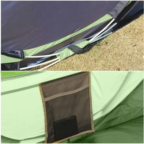 YIDOMDE Pop Up Tente Tentes Instantanées Pour Camping 4 Personnes Secondes Pop Up Ouverture Rapide Camping Randonnée Tente Aavec Sac De Transport Facile à Installer, Vert 6 YIDOMDE Pop Up Tente Tentes Instantanées Pour Camping 4 Personnes Secondes Pop Up Ouverture Rapide Camping Randonnée Tente Aavec Sac De Transport Facile à Installer, Vert – Image 4