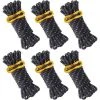 OSQI 6 Pièces Corde De Tente Réfléchissante Corde Tente Camping 4 M X 5 Mm Corde De Tente Noire Avec Tendeur Réglable Pour Les Tentes D'auvent De Camping En Plein Air 1 OSQI 6 Pièces Corde De Tente Réfléchissante Corde Tente Camping 4 M X 5 Mm Corde De Tente Noire Avec Tendeur Réglable Pour Les Tentes D'auvent De Camping En Plein Air -Pergola Soldes 65988463 1