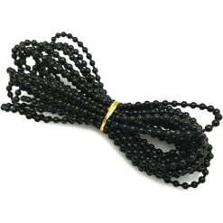 MèREÉTERNEL Chaîne De Perles Aveugles,chaîne Aveugle Verticale,Stores Verticaux Accessoires Perles Chaîne Pour Les Raccords De Réparation De Pièces De Rechange Pour Stores Enrouleurs (Noir) Ternel