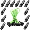 YIDOMDE 24 Pcs Clip De Tente Bâche Avec 12x Pince Pour Bache Et 12x Tendeur Corde Elastique, Pince A Oeillet Pour Bache Camping Accessoires Pour Tentes, Bache Piscine, Bâches, Auvents, Gazebos Tente,C -Pergola Soldes 66141683 1