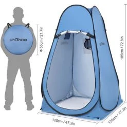 TANCYCO Tente D'abri De Confidentialité Pop Up Portable Camping En Plein Air Plage Douche Instantanée Toilette Tente à Langer Soleil Pluie Abri Avec Fenêtre (S Vert) -Pergola Soldes 66307469 2