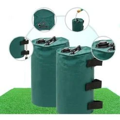 BF Tente Extérieure Sac De Sable à Eau Fixe Poids D'eau D'auvent étanche Sac/poids De Jambe Pour Tente D'auvent Vert -Pergola Soldes 66353029 3