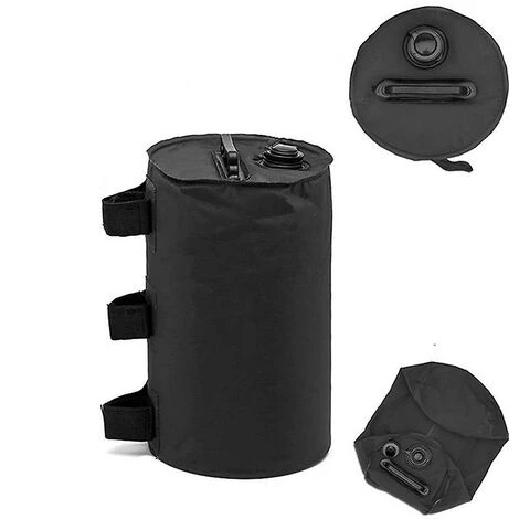 BF Tente Extérieure Sac De Sable à Eau Fixe Poids D'eau D'auvent étanche Sac/poids De Jambe Pour Tente D'auvent Noir 4 BF Tente Extérieure Sac De Sable à Eau Fixe Poids D'eau D'auvent étanche Sac/poids De Jambe Pour Tente D'auvent Noir – Image 2