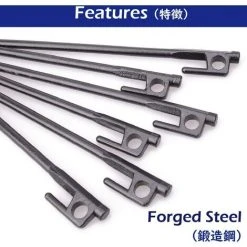 BF Piquets De Tente Piquets De Sol Camping Heavy Duty Rocky Fonte 8 Pouces Avec Crochets -Pergola Soldes 66353675 3