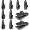 Lot De 10 Clips De Fermeture Pour Rideaux, Bâches, Clips Pour Fixation De Bâches, Pour Tentes, Camping, Soleil, Coupe-vent, Accessoires (noir) 8x3x2.5cm -Adélala 2 Lot De 10 Clips De Fermeture Pour Rideaux, Bâches, Clips Pour Fixation De Bâches, Pour Tentes, Camping, Soleil, Coupe-vent, Accessoires (noir) 8x3x2.5cm -Adélala -Pergola Soldes 66380870 1
