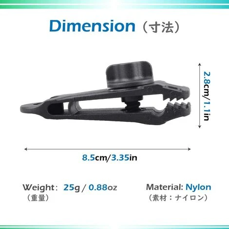 Clips De Bâche 12 Pièces Pince De Sol Clips De Tente En Plastique En Forme De Crocodile Pour Camping Auvent Activités De Plein Air (Marron, 8.5x2.6x2.8cm)——Adélala 4 Clips De Bâche 12 Pièces Pince De Sol Clips De Tente En Plastique En Forme De Crocodile Pour Camping Auvent Activités De Plein Air (Marron, 8.5x2.6x2.8cm)——Adélala – Image 2