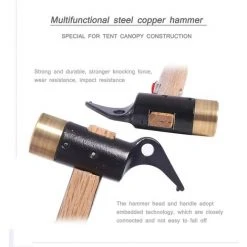 Marteau Multifonction En Acier Pour Tente De Camping Avec Piquet De Tente (30*11cm, Diamètre 30MM)——Adélala 10 Marteau Multifonction En Acier Pour Tente De Camping Avec Piquet De Tente (30*11cm, Diamètre 30MM)——Adélala -Pergola Soldes 66385605 4