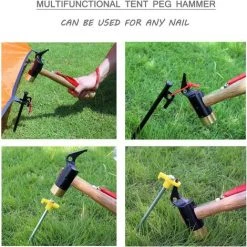 Marteau Multifonction En Acier Pour Tente De Camping Avec Piquet De Tente (30*11cm, Diamètre 30MM)——Adélala 11 Marteau Multifonction En Acier Pour Tente De Camping Avec Piquet De Tente (30*11cm, Diamètre 30MM)——Adélala -Pergola Soldes 66385605 5