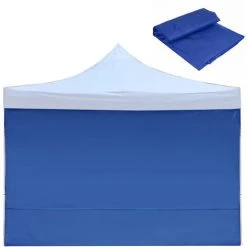 TANCYCO 1pcs Paroi Latérale Pour Auvent Pop-up Auvent étanche à La Pluie Paroi Latérale Auvent Pare-soleil Abri Paroi Latérale (bleu, Normal, 6 M)