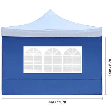 TANCYCO 1pcs Paroi Latérale Pour Auvent Pop-up Auvent étanche à La Pluie Paroi Latérale Auvent Pare-soleil Abri Paroi Latérale (bleu, Normal, 6 M) 5 TANCYCO 1pcs Paroi Latérale Pour Auvent Pop-up Auvent étanche à La Pluie Paroi Latérale Auvent Pare-soleil Abri Paroi Latérale (bleu, Normal, 6 M) – Image 3