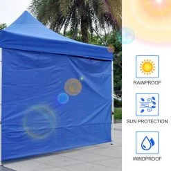 TANCYCO 1pcs Paroi Latérale Pour Auvent Pop-up Auvent étanche à La Pluie Paroi Latérale Auvent Pare-soleil Abri Paroi Latérale (bleu, Normal, 6 M) 10 TANCYCO 1pcs Paroi Latérale Pour Auvent Pop-up Auvent étanche à La Pluie Paroi Latérale Auvent Pare-soleil Abri Paroi Latérale (bleu, Normal, 6 M) -Pergola Soldes 66391345 4