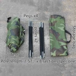 TANCYCO Tente Simple De Camping De Motif De Camouflage Faisant Un Sac à Dos Pour Camper Et Augmenter 10 TANCYCO Tente Simple De Camping De Motif De Camouflage Faisant Un Sac à Dos Pour Camper Et Augmenter -Pergola Soldes 66391377 4