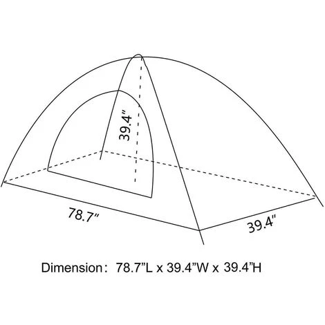 TANCYCO Tente Simple De Camping De Motif De Camouflage Faisant Un Sac à Dos Pour Camper Et Augmenter 7 TANCYCO Tente Simple De Camping De Motif De Camouflage Faisant Un Sac à Dos Pour Camper Et Augmenter – Image 5