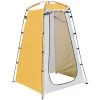 TANCYCO Tente De Camping En Plein Air Douche Portable Tentes De Bain Vestiaire Abri Anti-pluie Plage Toilette De Montagne (jaune Et Gris) -Pergola Soldes 66391452 1