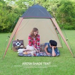 TANCYCO Auvent D'extérieur Léger Pour Tente De Camping Avec Sac De Transport Pour Camping, Pique-nique, Pêche, Barbecue, Fête Dans Le Jardin (bleu) -Pergola Soldes 66391464 4