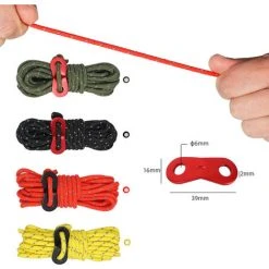 TANCYCO Lot De 4 Cordes De Tente Réfléchissantes De Camping 3,5 M X 4 Mm Cordes à Vent à Cordon Avec Boucle En Alliage D'aluminium Accessoires De Plein Air (vert) -Pergola Soldes 66391491 3