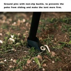 TANCYCO Tent Pole Tips Caps Canopy Rod Tops Cap Aluminium Alloy Band Thimble Camping Accessoires Tente Stake Thimble (Rouge, Ensemble) 9 TANCYCO Tent Pole Tips Caps Canopy Rod Tops Cap Aluminium Alloy Band Thimble Camping Accessoires Tente Stake Thimble (Rouge, Ensemble) -Pergola Soldes 66391522 3