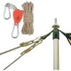 YIDOMDE 5m Cordes Réfléchissante Pour Tente,Cordes Pour Tente Réfléchissante,6 Mm Corde Ficelle Avec Poulie En Alliage De Zinc,Corde Tente Camping,Corde Camping Pour Camping Tente Bâche Randonnée Auvent,Kaki -Pergola Soldes 66557255 1