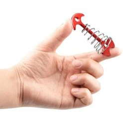 TANCYCO 10 Pièces En Alliage D'aluminium Tendeur De Corde De Tente Arête De Poisson Ressort Deckpeg Tente Auvent Ancre Pour Camping Pêche Randonnée -Pergola Soldes 66645833 4