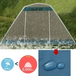 TANCYCO Tente Gonflable 2-3 Personnes Tente De Camping Pop-up Tente De Randonnée Extérieure Tente Moustiquaire Tente De Protection UV Tente Pare-soleil Auvent Pour La Maison Voyager Plage Cour Arrière Randonnée (Blanc) -Pergola Soldes 66645854 5