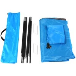 TANCYCO Tente De Camping Pour 2 Personnes Tente De Plage Portable Extérieure Monocouche (Bleu) -Pergola Soldes 66645864 3