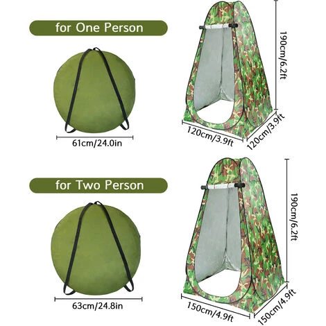 TANCYCO Tente Pop Up Vestiaire Tente Pliante Instantanée Avec Sac De Transport Douche Intimité Extérieure Bain Dressing Dressing Pour Plage Camping (Bleu Clair) 6 TANCYCO Tente Pop Up Vestiaire Tente Pliante Instantanée Avec Sac De Transport Douche Intimité Extérieure Bain Dressing Dressing Pour Plage Camping (Bleu Clair) – Image 4