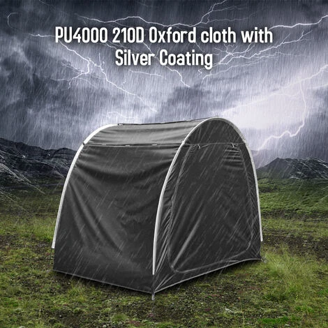 TANCYCO Abri De Rangement Extérieur étanche Pour Vélos, Tente De Vélo élargie Et Robuste, Gain De Place, Housse De Rangement Pour Outils De Jardin, Sac à Dos, Abri Pour 4 à 5 Vélos Adultes 6 TANCYCO Abri De Rangement Extérieur étanche Pour Vélos, Tente De Vélo élargie Et Robuste, Gain De Place, Housse De Rangement Pour Outils De Jardin, Sac à Dos, Abri Pour 4 à 5 Vélos Adultes – Image 4