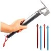 TANCYCO Tente De Camping Peg Marteau Camping En Plein Air Tente De Randonnée Auvent Auvent Piquet Marteau Avec 4 Piquets -Pergola Soldes 66645905 1