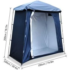 TANCYCO Abri De Rangement Extérieur étanche Pour Vélos, Tente De Vélo Robuste, Gain De Place, Housse De Rangement Pour Outils De Jardin, Sac à Dos, Abri (noir A) -Pergola Soldes 66645912 3